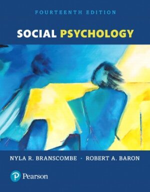 Social Psychology 14th Edition Branscombe TEST BANK